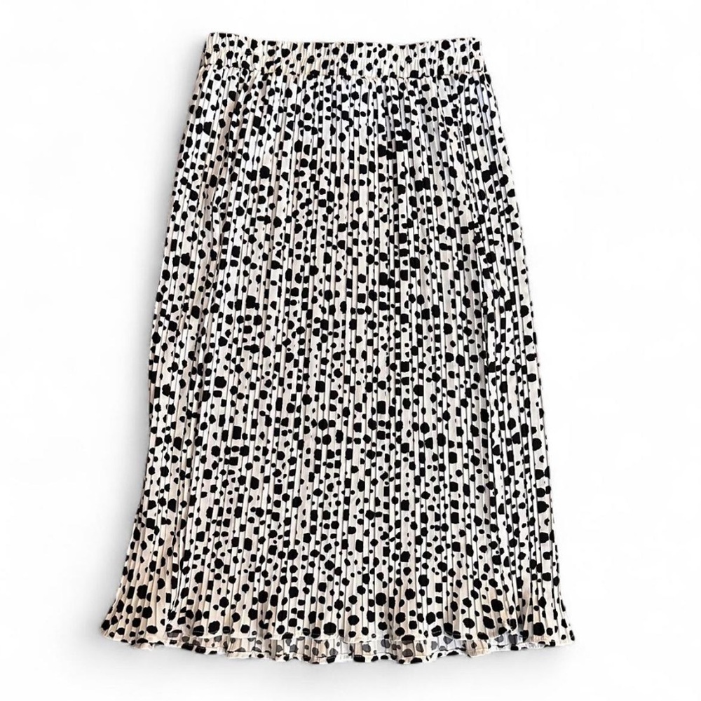 Sweet Rain Black and White Ruffled Pencil Skirt